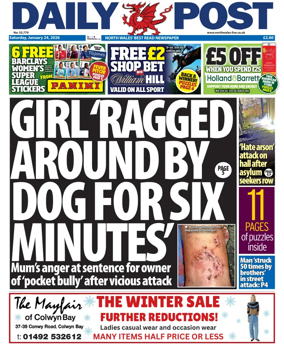 Cover of Daily Post (North Wales)