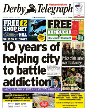 Cover of Derby Telegraph