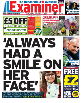 Cover of Huddersfield Daily Examiner