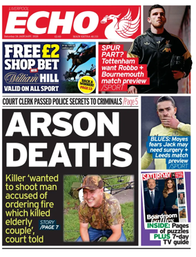 Cover of Liverpool Echo