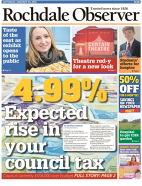 Cover of Rochdale Observer