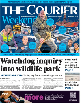 Cover of The Courier & Advertiser (Perth and Perthshire Edition)