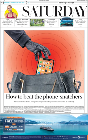 Cover of The Daily Telegraph – Saturday Supplement