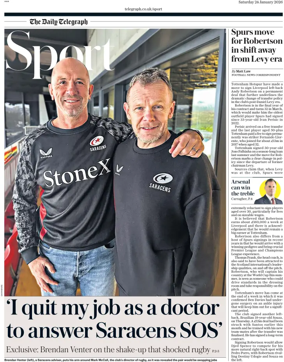 Cover of The Daily Telegraph - Sport Saturday