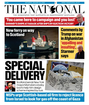 Cover of The National (Scotland)