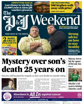 Cover of The Press and Journal (Inverness Highlands and Islands)