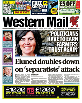 Cover of Western Mail
