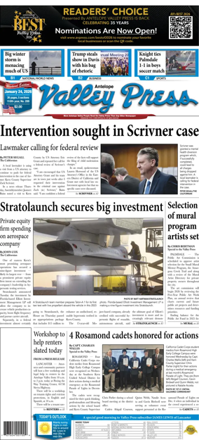 Cover of Antelope Valley Press