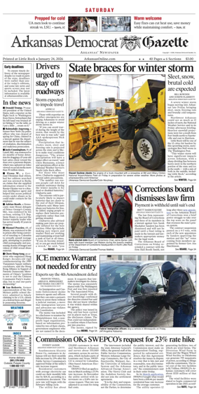 Cover of Arkansas Democrat-Gazette