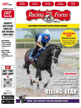 Cover of Daily Racing Form National Digital Edition