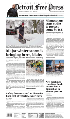 Cover of Detroit Free Press