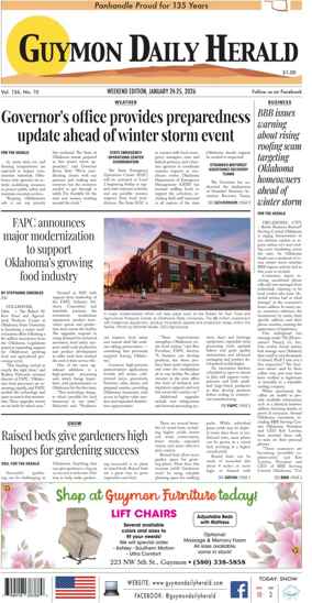 Cover of Guymon Daily Herald