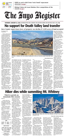 Cover of Inyo Register