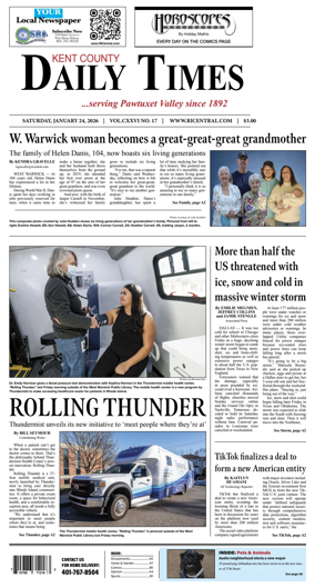 Cover of Kent County Daily Times