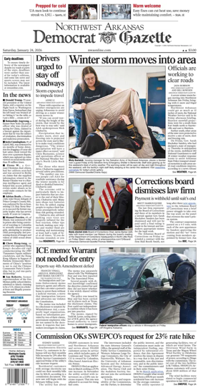 Cover of Northwest Arkansas Democrat-Gazette