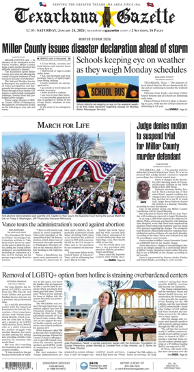 Cover of Texarkana Gazette