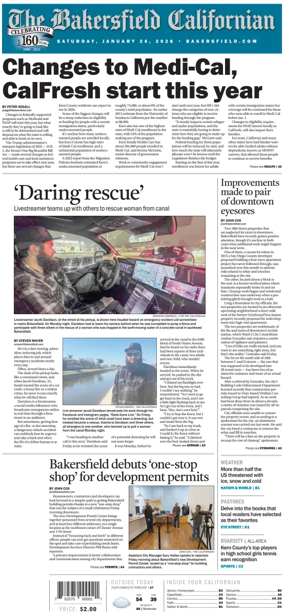 Cover of The Bakersfield Californian