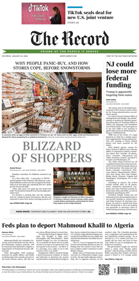 Cover of The Bergen Record