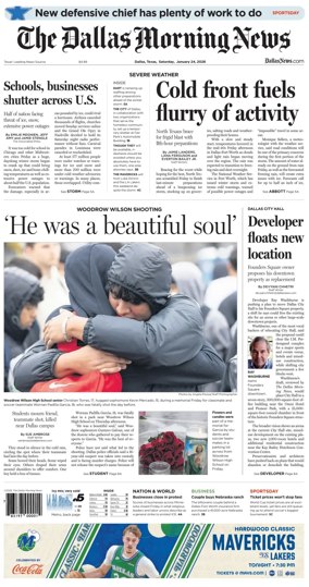 Cover of The Dallas Morning News