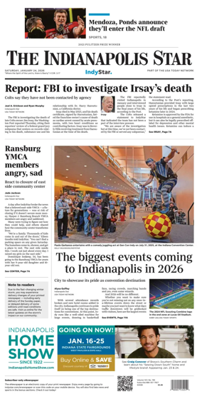 Cover of The Indianapolis Star