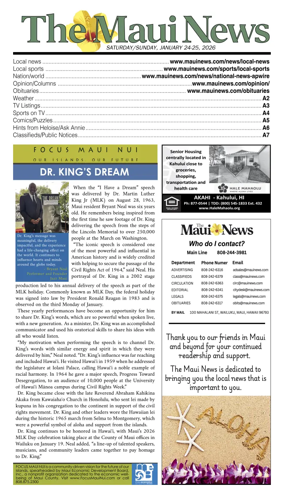 Cover of The Maui News - Weekender