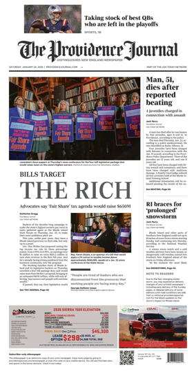 Cover of The Providence Journal