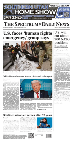 Cover of The Spectrum & Daily News