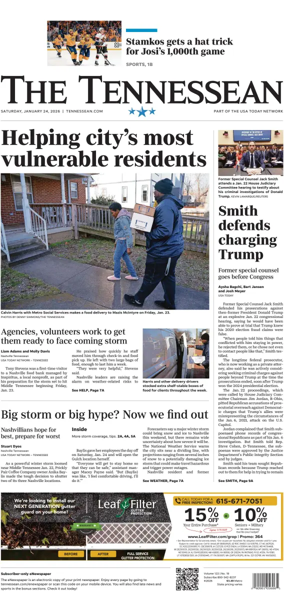 Cover of The Tennessean