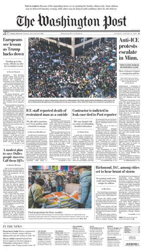 Cover of The Washington Post
