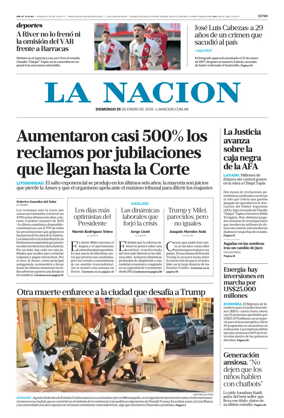 Cover of La Nacion