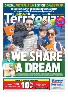 Cover of Sunday Territorian