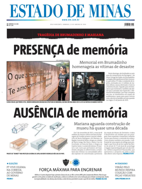 Cover of Estado de Minas (Brazil)