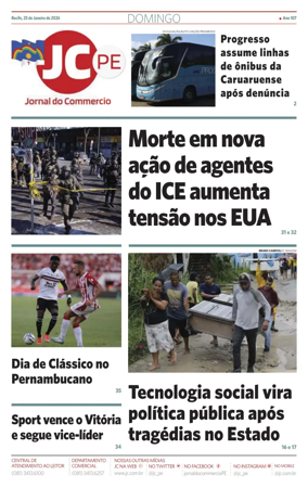 Cover of Jornal do Commercio