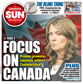 Cover of Edmonton Sun