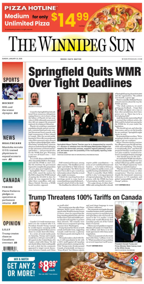 Cover of Winnipeg Sun