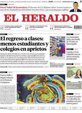 Cover of El Heraldo (Colombia)