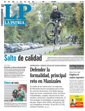 Cover of La Patria (Colombia)