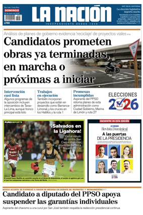Cover of La Nacion (Costa Rica)