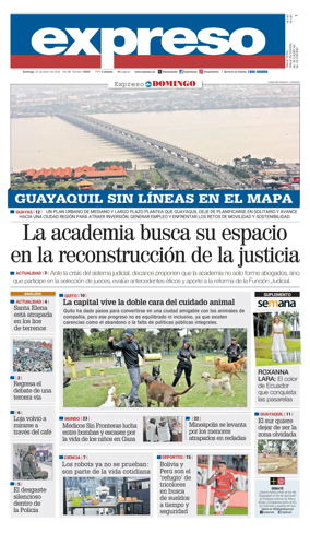 Cover of Diario Expreso