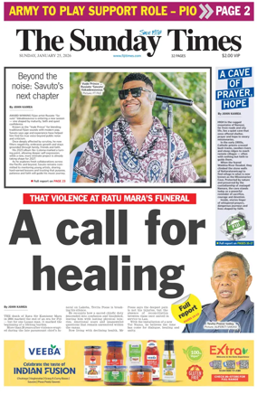 Cover of The Fiji Times