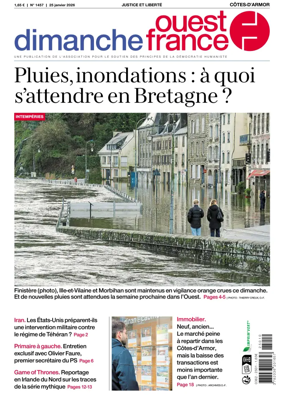 Cover of Dimanche Ouest France (Cotes-d'Armor)