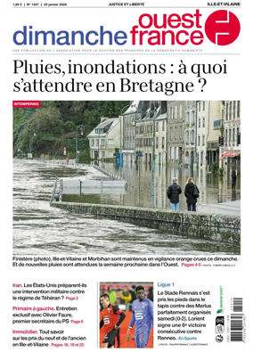 Cover of Dimanche Ouest France (Ille-et-Vilaine)