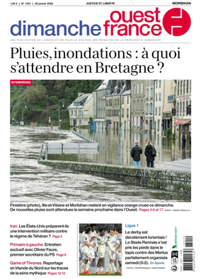Cover of Dimanche Ouest France (Morbihan)
