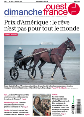 Cover of Dimanche Ouest France (Sarthe)