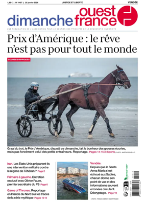 Cover of Dimanche Ouest France (Vendee)
