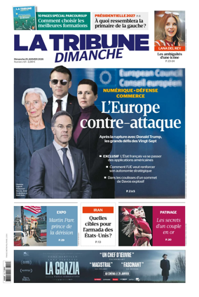 Cover of La Tribune Dimanche (France)