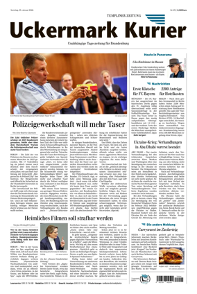 Cover of Templiner Zeitung