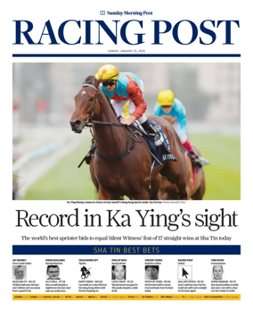 Cover of Racing Post (HK)