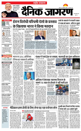 Cover of Dainik Jagran