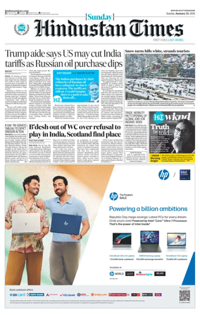 Cover of Hindustan Times Uttarakhand